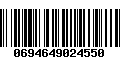 Código de Barras 0694649024550