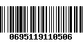 Código de Barras 0695119110506