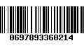 Código de Barras 0697893360214