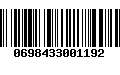 Código de Barras 0698433001192