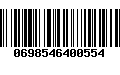 Código de Barras 0698546400554