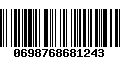 Código de Barras 0698768681243