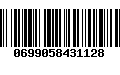 Código de Barras 0699058431128