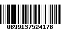 Código de Barras 0699137524178