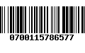 Código de Barras 0700115786577