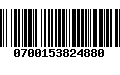 Código de Barras 0700153824880