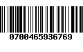 Código de Barras 0700465936769