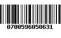 Código de Barras 0700596050631