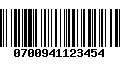 Código de Barras 0700941123454