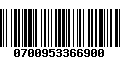 Código de Barras 0700953366900