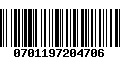 Código de Barras 0701197204706