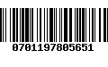 Código de Barras 0701197805651