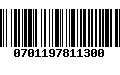 Código de Barras 0701197811300