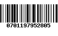 Código de Barras 0701197952805