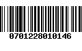 Código de Barras 0701228010146