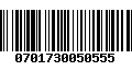 Código de Barras 0701730050555