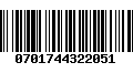 Código de Barras 0701744322051