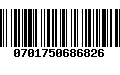 Código de Barras 0701750686826
