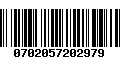 Código de Barras 0702057202979