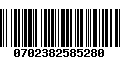 Código de Barras 0702382585280