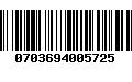 Código de Barras 0703694005725