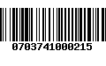 Código de Barras 0703741000215