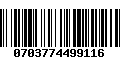 Código de Barras 0703774499116