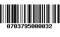 Código de Barras 0703795000032