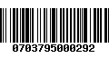 Código de Barras 0703795000292