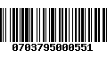 Código de Barras 0703795000551