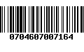 Código de Barras 0704607007164