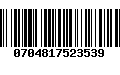Código de Barras 0704817523539