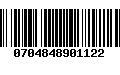 Código de Barras 0704848901122