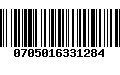 Código de Barras 0705016331284