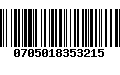 Código de Barras 0705018353215