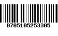 Código de Barras 0705105253305