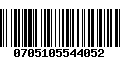 Código de Barras 0705105544052