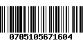 Código de Barras 0705105671604