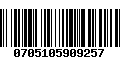 Código de Barras 0705105909257