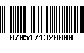 Código de Barras 0705171320000