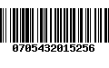 Código de Barras 0705432015256