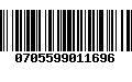 Código de Barras 0705599011696