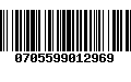 Código de Barras 0705599012969