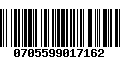 Código de Barras 0705599017162