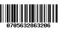 Código de Barras 0705632863206
