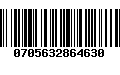 Código de Barras 0705632864630