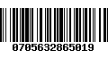 Código de Barras 0705632865019