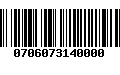 Código de Barras 0706073140000