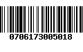 Código de Barras 0706173005018