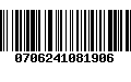 Código de Barras 0706241081906